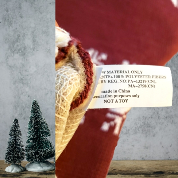 Texas A & M KNIT SNOWMAN CHRISTMAS STOCKING. - Picture 4 of 4